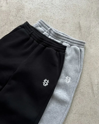 2025 Embroidery Design Sports Pants Men and Women Y2K Retro Loose Casual Pants Personalized Leg Zipper Design Straight Pants