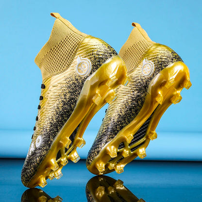 Men Soccer Shoes Kids Football Boots Women Professional Soccer Cleats Antiskid Chaussure Football TF/FG Outdoor Football Shoes
