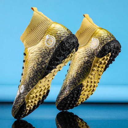 Men Soccer Shoes Kids Football Boots Women Professional Soccer Cleats Antiskid Chaussure Football TF/FG Outdoor Football Shoes