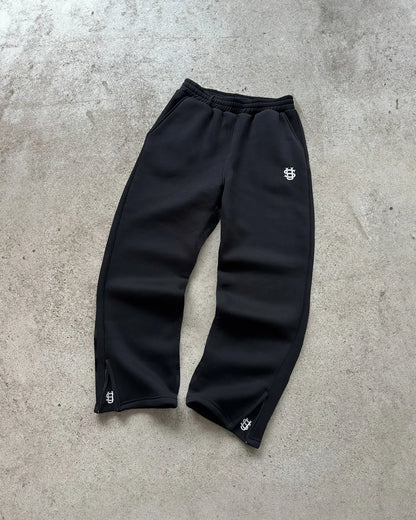 2025 Embroidery Design Sports Pants Men and Women Y2K Retro Loose Casual Pants Personalized Leg Zipper Design Straight Pants